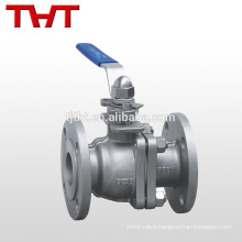 CF8M 4 inch flange nitrate acid stainless steel ball valve/tap valve